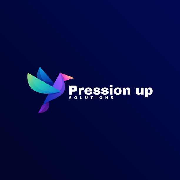 标志鸟梯度彩色风格图片下载