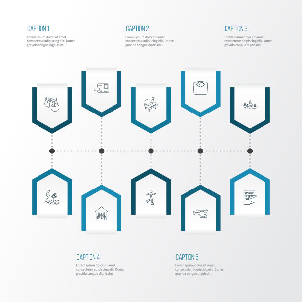娱乐图标线条风格设置与游泳图片下载
