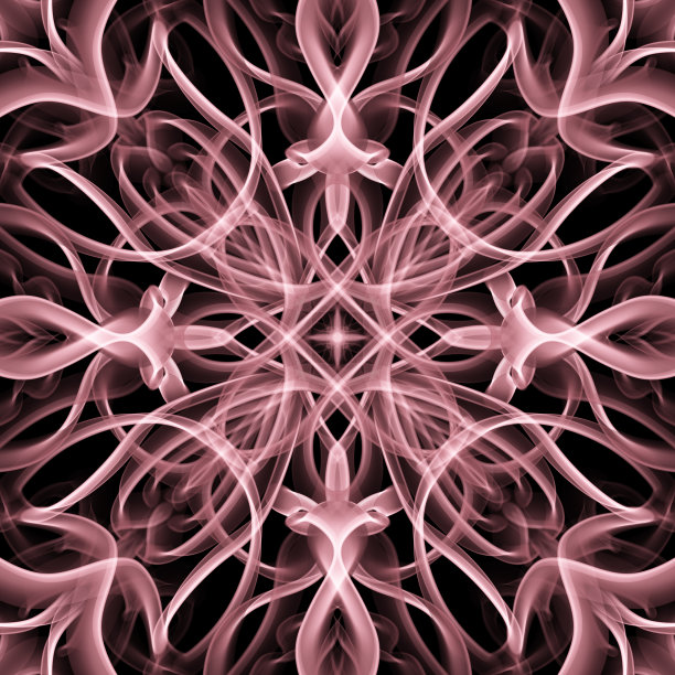 单色色调的无缝装饰抽象花卉图案图片下载