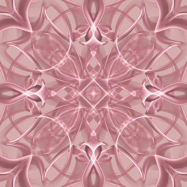 单色色调的无缝装饰抽象花卉图案图片下载