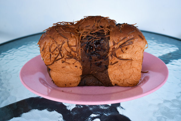 芝士巧克力面包。图片下载