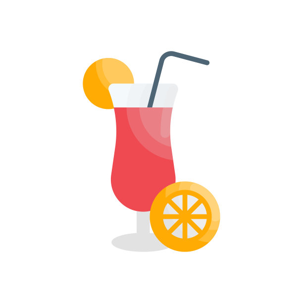 无酒精饮料矢量平面图标风格插图。EPS 10个文件图片下载