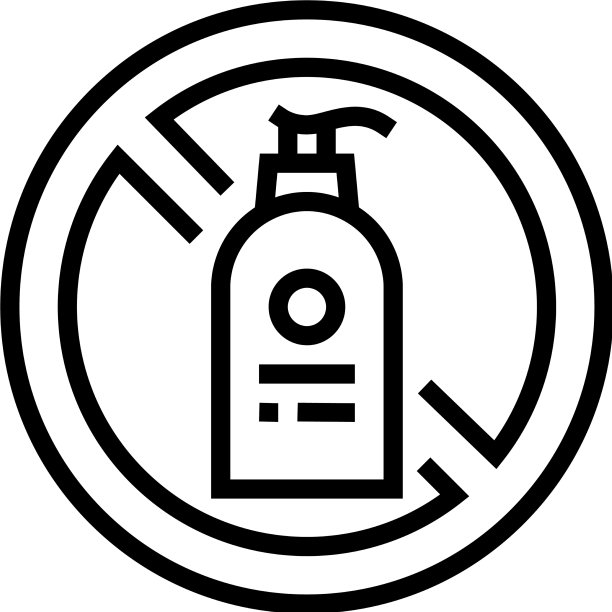 停止使用液体肥皂线图标图片下载