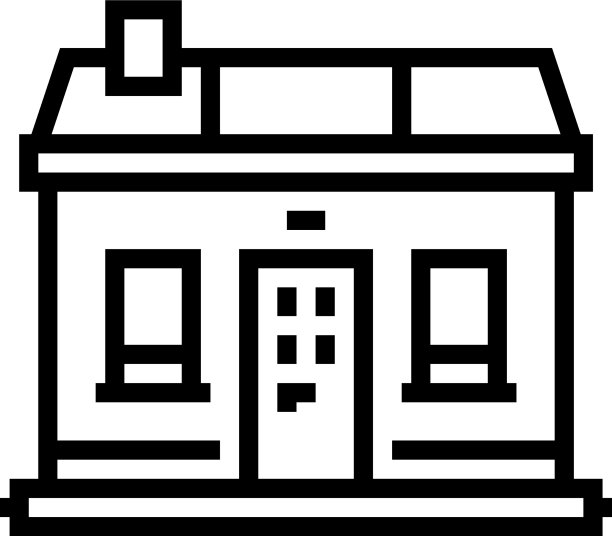 微型住宅线图标图片下载