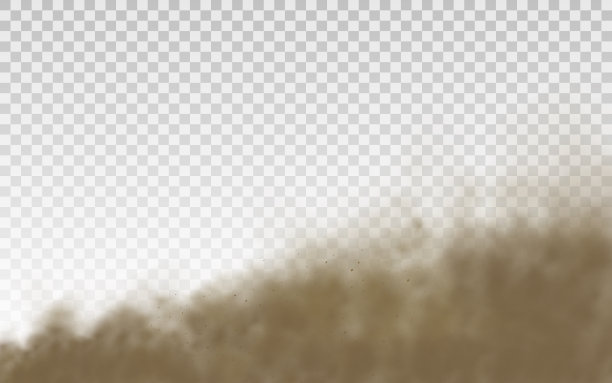 飞沙，棕尘云，风沙风暴。图片下载