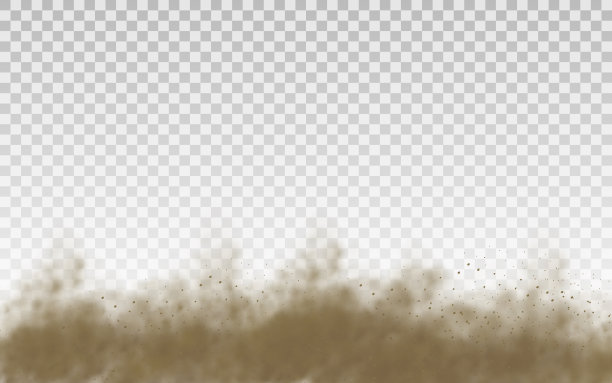 飞沙，棕尘云，风沙风暴。图片下载