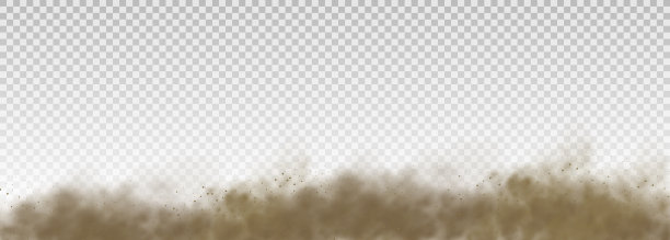 飞沙，棕尘云，风沙风暴。图片下载