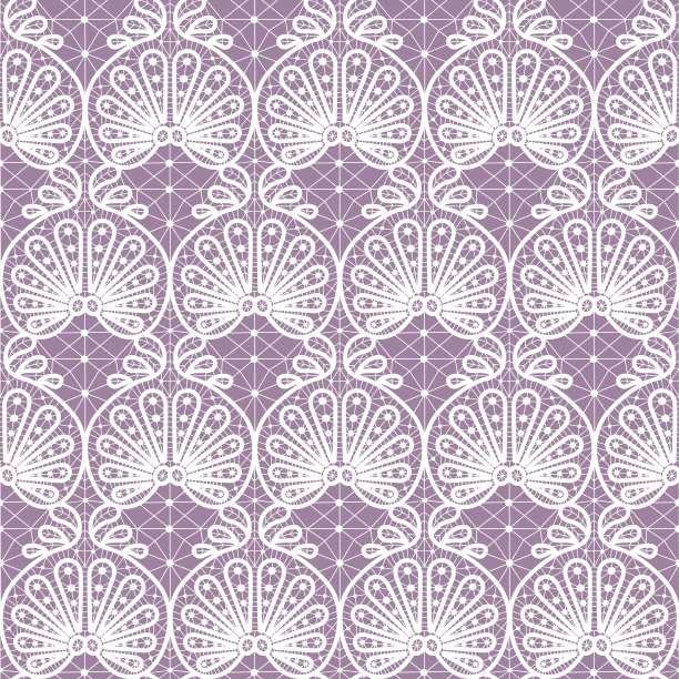 无缝的白色花边图片下载