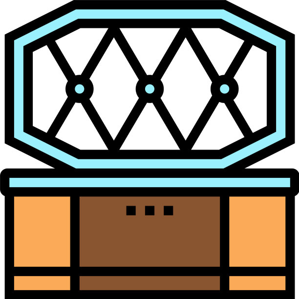 棺材宠物葬礼颜色图标图片下载