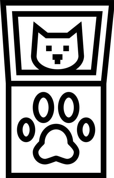 爪子伙伴爪子印工具包线图标图片下载