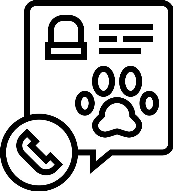 呼叫宠物葬礼服务热线图标图片下载