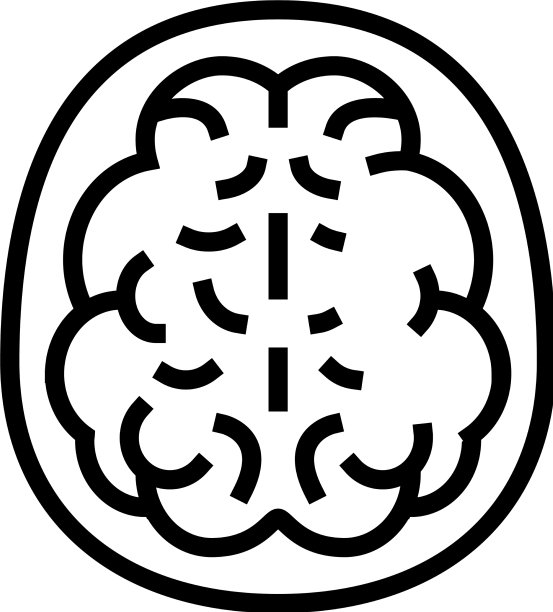 精神健康问题线图标图片下载