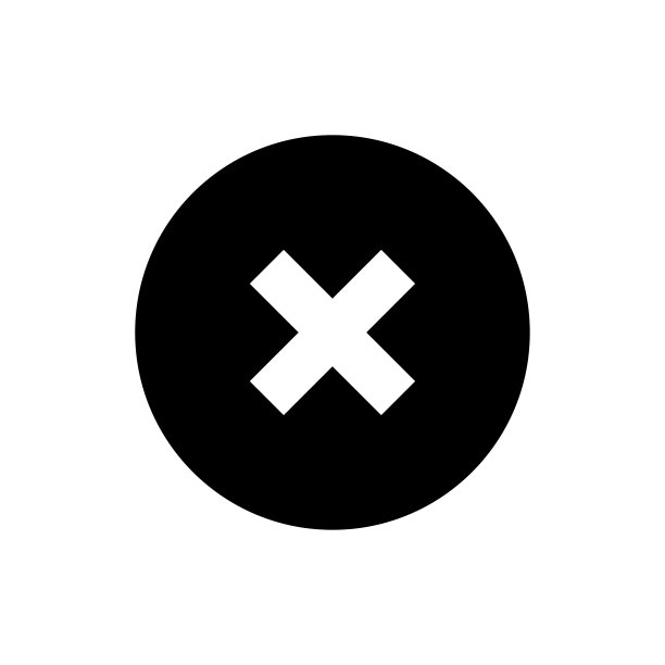 错误图标：无标记，勾号，叉号黑色图标图片下载