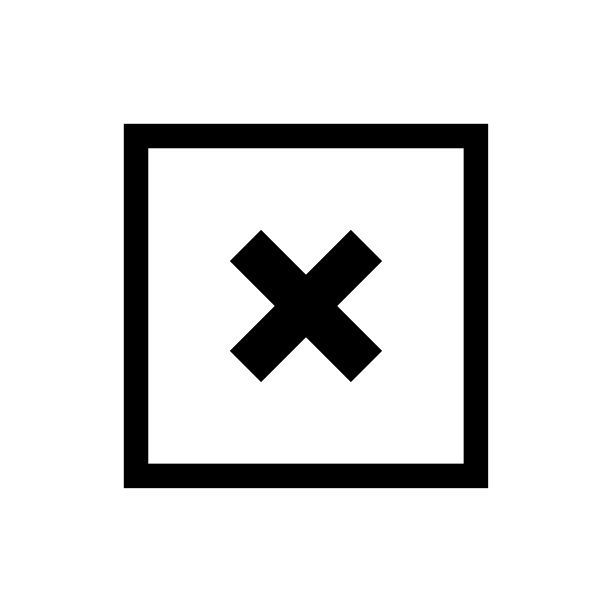 错误图标：无标记，勾号，叉号黑色图标图片下载