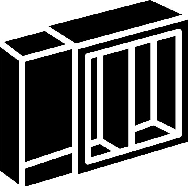 化妆品套装盒字形图标图片下载