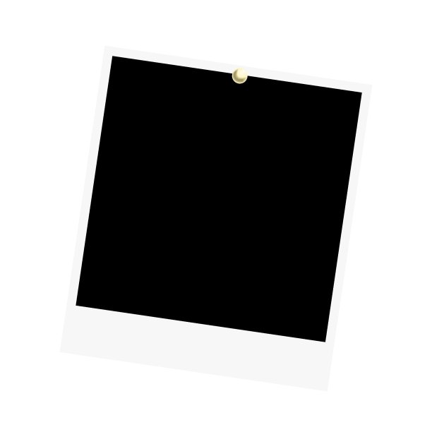 相框。照片。空白即时照片卡。模板照片设计。相框模型。图片下载