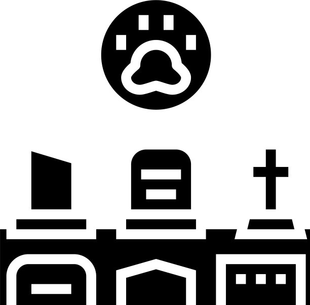 墓地宠物符号图标图片下载