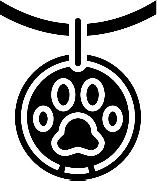 勋章死宠物象形文字图标图片下载