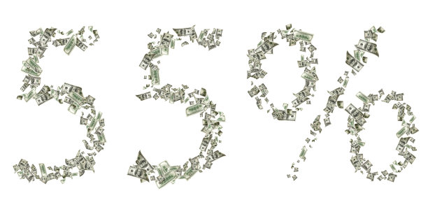 美元符号。美国货币第55号。现金白色背景，美钞。钱在下降。图片下载