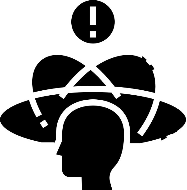 头晕病字形图标图片下载