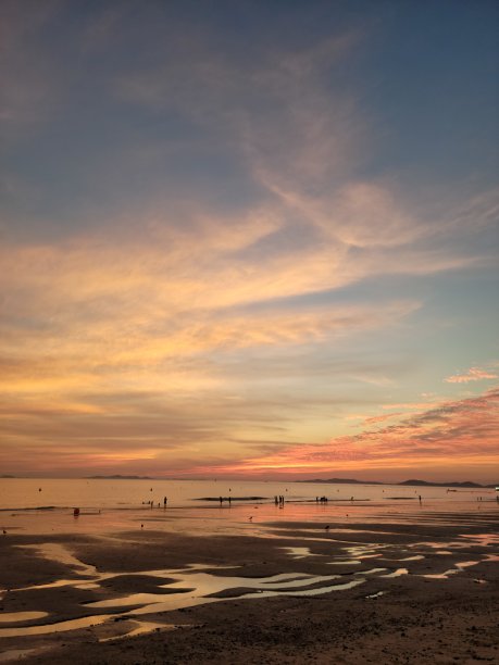 日落海滩图片下载