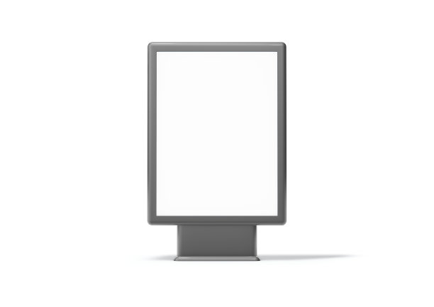 广告海报从白色背景中分离出来，3d渲染图片下载