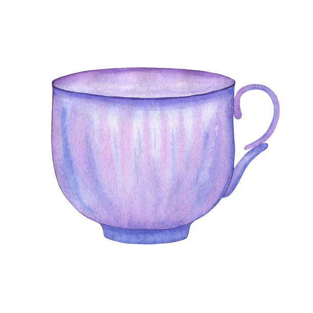 淡紫色的杯子图片下载