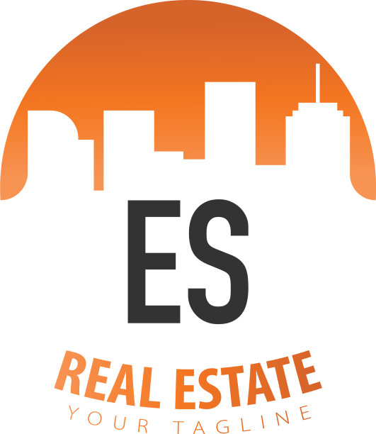首字母es房地产创意标志图片下载