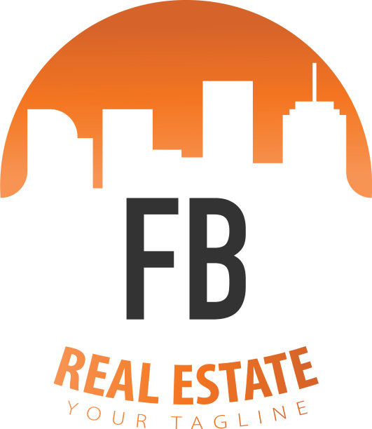 首字母fb房地产创意标志图片下载