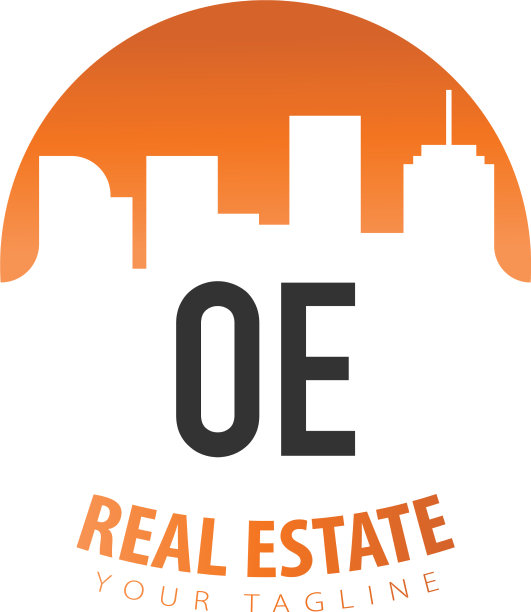 首字母oe房地产创意标志图片下载