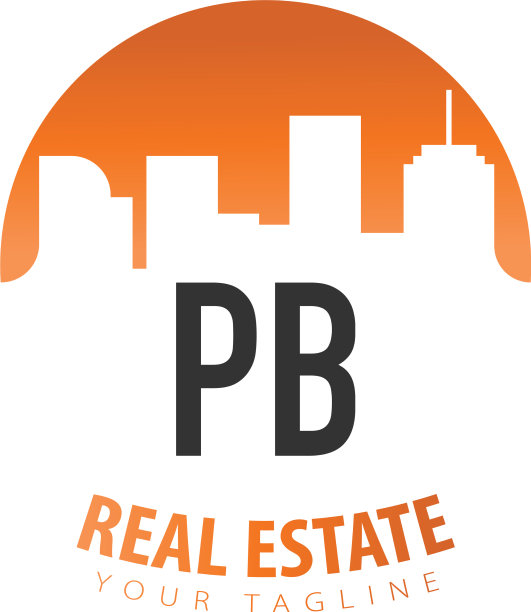首字母pb地产创意logo图片下载
