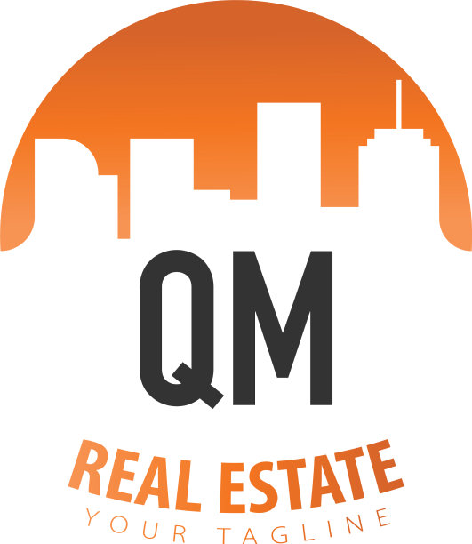 首字母qm房地产创意logo图片下载