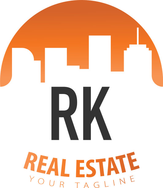 首字母rk房地产创意标志图片下载