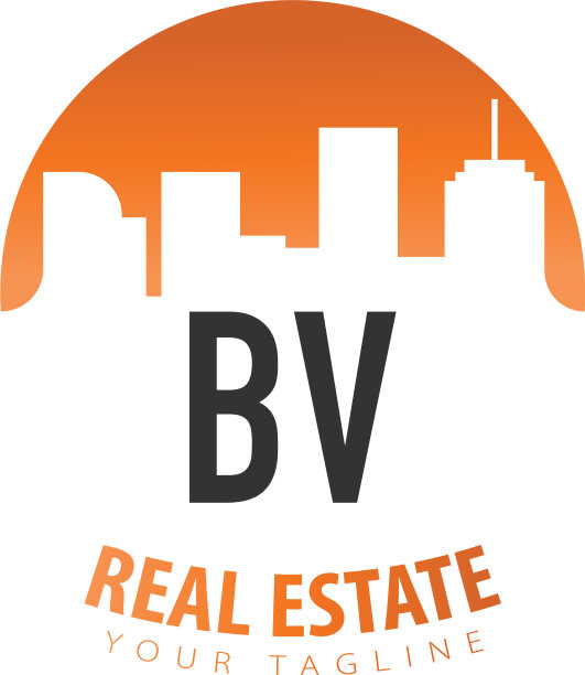 首字母bv房地产创意标志图片下载