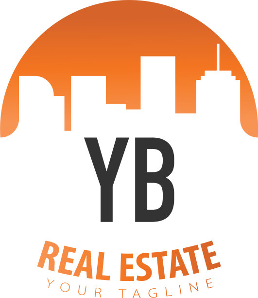首字母yb房地产创意logo图片下载