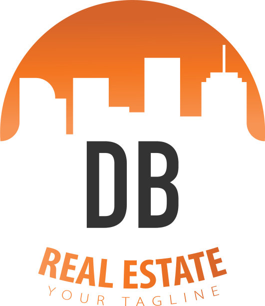 首字母db房地产创意标志图片下载