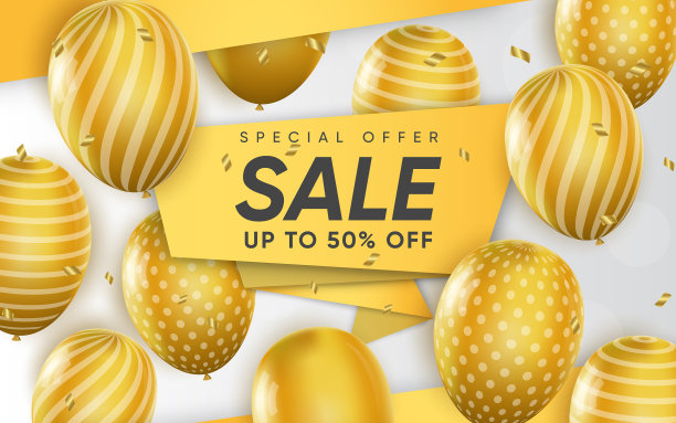 3d海报销售高达50%的折扣现实图片下载
