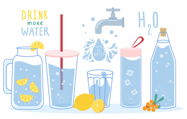 多喝水的概念图片下载