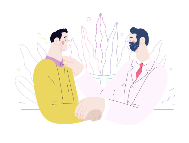 医生和病人-医疗保险说明图片下载