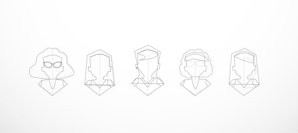 插画商业设计绘画艺术构思和概念思考创意。为了成功，计划，思考，搜索，分析，沟通，未来的想法，创新的技术现代。图片下载