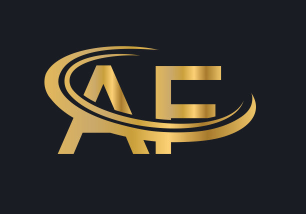现代AF标志设计的商业和公司身份。创意的AF字母标识设计图片下载