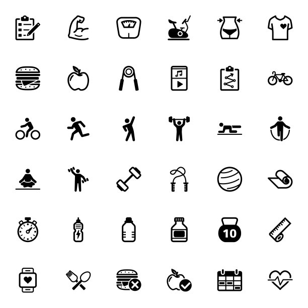 健身的图标图片下载