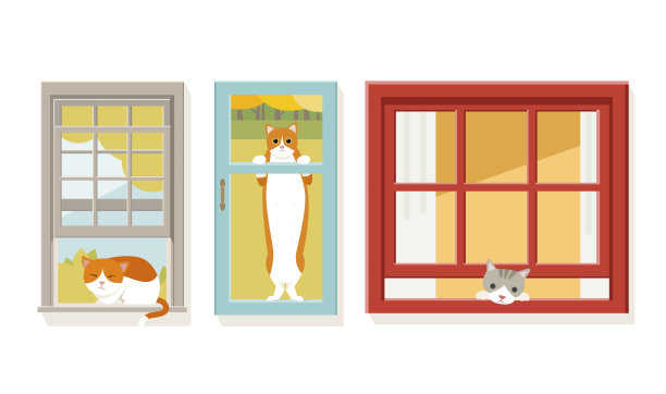 窗口和猫图片下载
