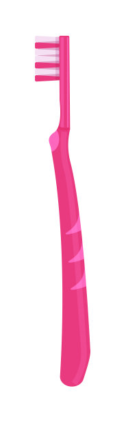 白色背景上单独的牙刷图片下载