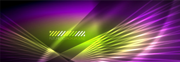 霓虹灯动态光束抽象壁纸图片下载