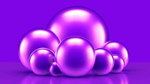 抽象的景观。3d插图，3d渲染。图片下载