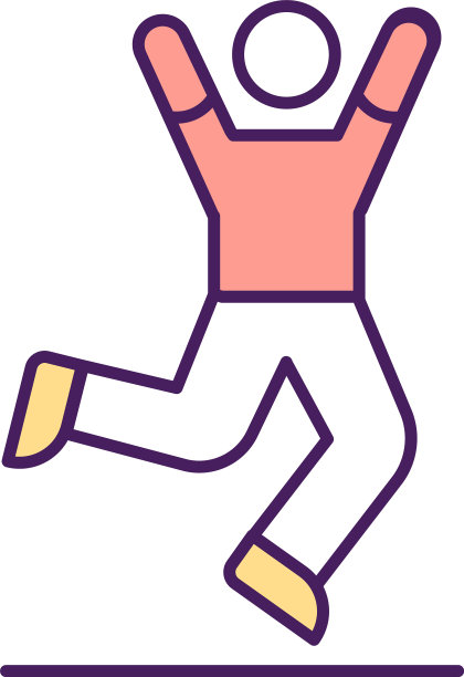 健康的人RGB颜色图标图片下载