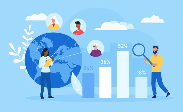 男性和女性角色研究人口统计学图片下载