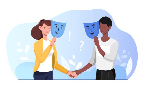 男性和女性角色都隐藏着情感图片下载