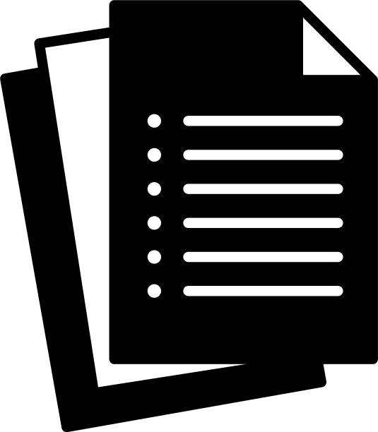 实心风格纸张图标图片下载